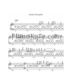 Ноты Robert Pattinson - Esme's favorite - предпросмотр