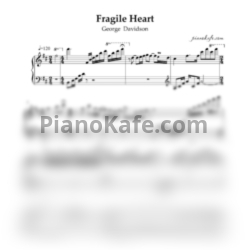 Ноты George Davidson - Fragile heart - предпросмотр