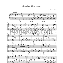 Ноты Vicenzo Piano - Sunday afternoon - предпросмотр