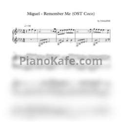 Ноты Miguel feat. Natalia Lafourcade - Remember me (Dúo)