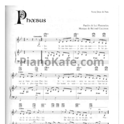 Ноты Riccardo Cocciante - Phoebus - предпросмотр