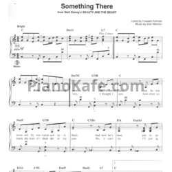 Ноты Alan Menken - Something there - предпросмотр