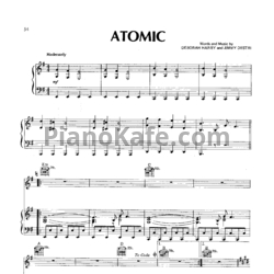 Ноты Blondie - Atomic - предпросмотр