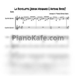 Ноты Adrien Moignard and Antoine Boyer - La bicyclette - предпросмотр
