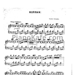 Ноты Луи Моро Готшалк - Hurrah galop - предпросмотр