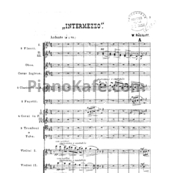 Ноты Владимир Ребиков - Интермеццо для оркестра (Партитура) - предпросмотр
