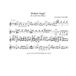 Ноты Arash feat. Helena - Broken Angel
