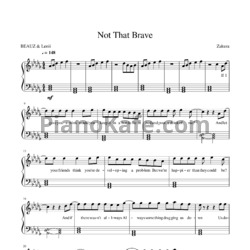 Ноты BEAUZ & Lenii - Not that brave