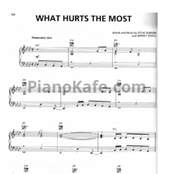 Ноты Rascal Flatts - What hurts the most