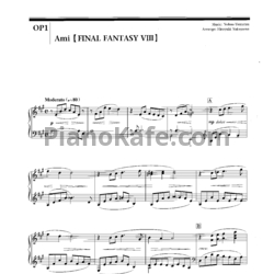 Ноты Nobuo Uematsu - Piano opera final fantasy VII-VIII-IX - предпросмотр
