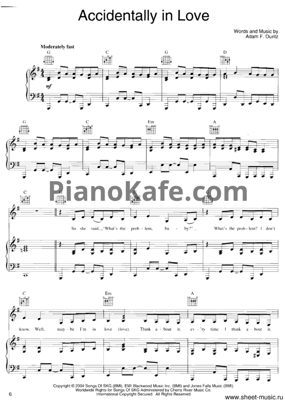 Ноты Music from the original motion picture "Shrek 2" - PianoKafe.com