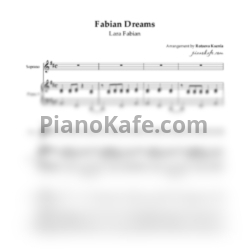 Ноты Lara Fabian - Fabian dreams - предпросмотр
