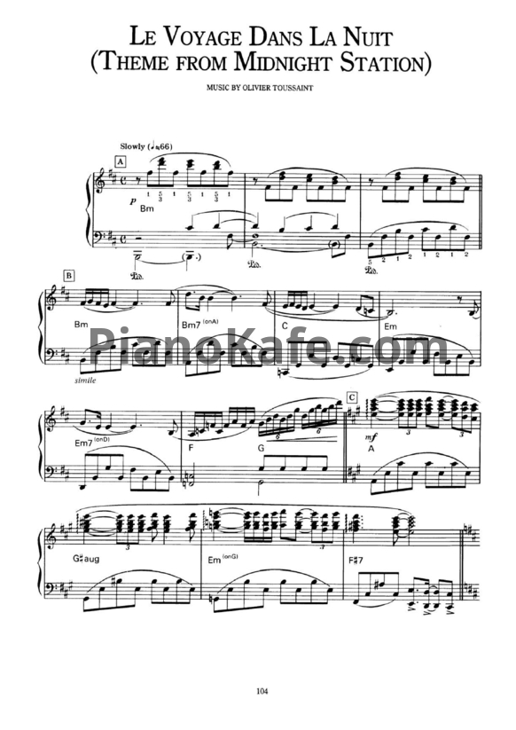 Ноты Richard Clayderman - Сборник нот - PianoKafe.com
