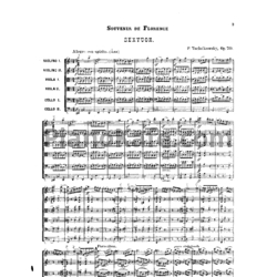 Ноты П. Чайковский - Воспоминание о Флоренции (Op. 70) - предпросмотр