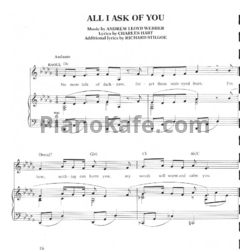 Ноты Елена Минина и Александр Постоленко - Все, что я тебя прошу - предпросмотр