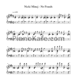 Ноты Nicki Minaj feat. Drake & Lil Wayne - No frauds - предпросмотр