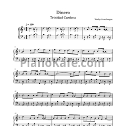 Ноты Trinidad Cardona - Dinero