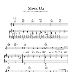 Ноты Robbie Williams - Sexed up - предпросмотр