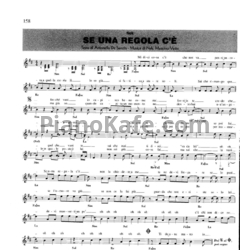 Ноты Nek - Se una regola c'e - предпросмотр