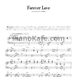 Ноты X Japan - Forever love - предпросмотр