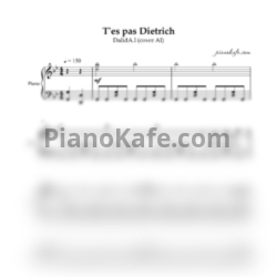 Ноты DalidA.I - T'es pas Dietrich (Cover A - предпросмотр