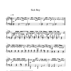 Ноты The Chainsmokers - Sick boy - предпросмотр