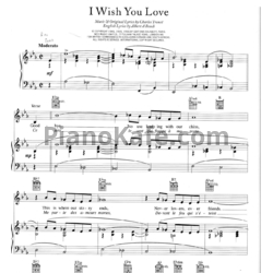 Ноты Frank Sinatra - I wish you love - предпросмотр