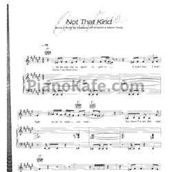 Ноты Anastacia - Not that kind - предпросмотр