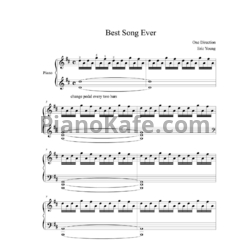 Ноты One Direction - Best song ever - предпросмотр