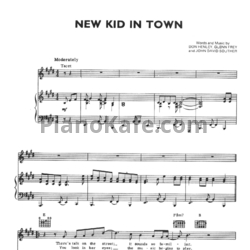 Ноты The Eagles - New kid in town - предпросмотр