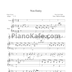 Ноты Nine Inch Nails - Non entity - предпросмотр