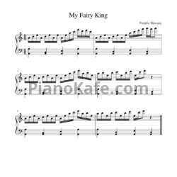 Ноты Queen - My fairy king - предпросмотр
