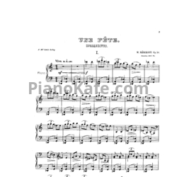 Ноты Владимир Ребиков - Празднество (Op. 38) - предпросмотр