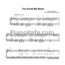 Ноты Chris Cornell - You know my name