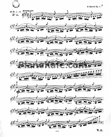 Ноты Ф. Давид - 6 капризов (Op. 9) - PianoKafe.com