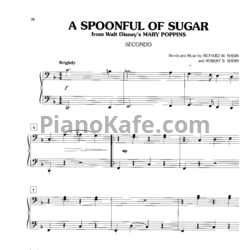 Ноты Richard M. Sherman - A spoonful of sugar (для 2 фортепиано) - предпросмотр