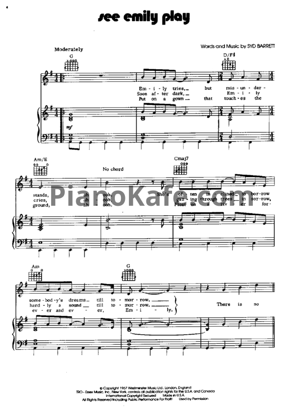 Ноты Pink Floyd - Anthology (Книга нот) - PianoKafe.com