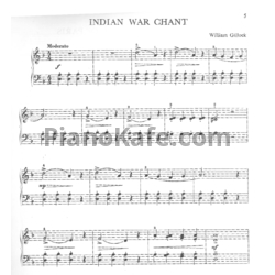 Ноты William Gillock - Indian war chant - предпросмотр