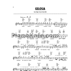 Ноты Adriano Celentano - Gelosia - предпросмотр