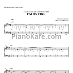 Ноты AWOLNATION - I'm on fire - предпросмотр