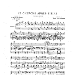 Ноты Charlie Chaplin - Les temps moderness (Titine) (Версия 2) - предпросмотр