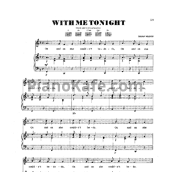 Ноты The Beach Boys - With me tonight - предпросмотр