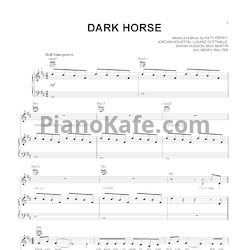 Ноты Katy Perry ft. Juicy J - Dark horse (Версия 2) - предпросмотр