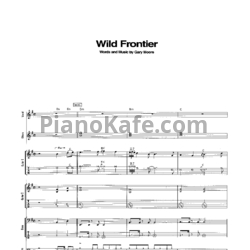 Ноты Gary Moore - Wild frontier (Партитура) - предпросмотр