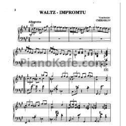Ноты Вячеслав Черников - Вальс-экспромт - предпросмотр