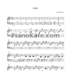 Ноты Regina Spektor - Lady - предпросмотр
