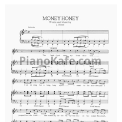 Ноты Elvis Presley - Money honey - предпросмотр