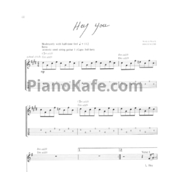 Ноты Pink Floyd - Hey you (Guitar tabs) - предпросмотр