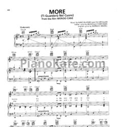 Ноты Riz Ortolani and Nino Oliviero - More - предпросмотр