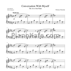 Ноты Fabrizio Paterlini - Conversation with myself - предпросмотр